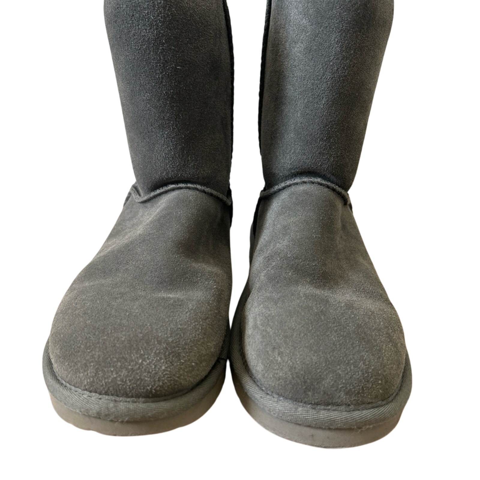 Koolaburra By Ugg Women’s Classic Faux Shearling Gray Suede Short Boots